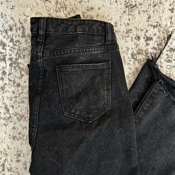 SHEIN black boyfriend distressed jeans - Picture 13 of 14